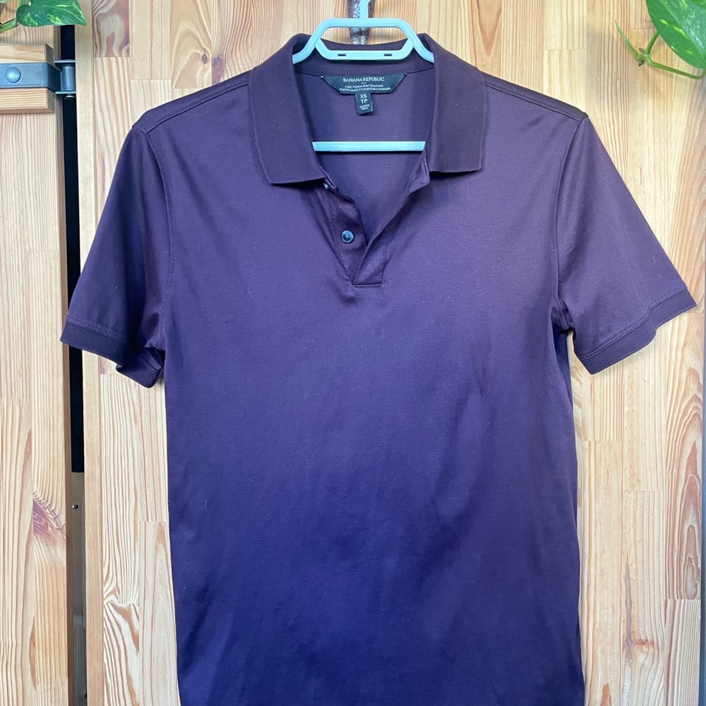 Banana Republic Purple Polo Shirt (size XS)